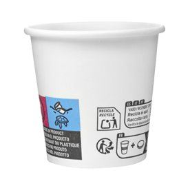 Paper Cup White 2.5Oz/75ml (1.000 Units)