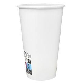Paper Cup White 16Oz/540ml Ø9cm (1.000 Units)