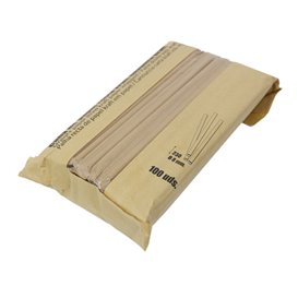 Paper Straw Paper Straight Wrapped Kraft Ø0,8x23 cm (6000 Units)