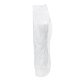 Reusable Plastic Shot PP White 80 ml (50 Units)