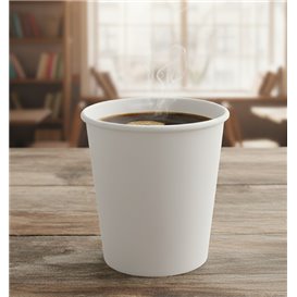 Paper Cup White 4Oz/120ml Ø6,2cm (50 Units)