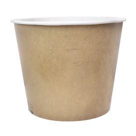 Paper Bucket Kraft 130Oz/3990ml (200 Units)