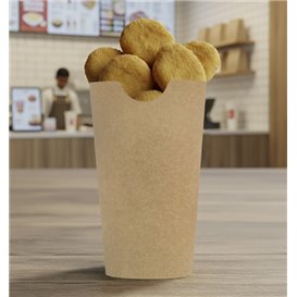 Paper Container Kraft Effect Anti-Grease 16Oz/480ml (1000 Units)