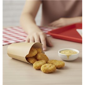 Paper Container Kraft Effect Anti-Grease 16Oz/480ml (1000 Units)