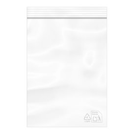 Plastic Zip Bag Seal Top 16x22cm G-200 (100 Units)  