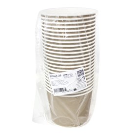 Paper Bucket Kraft with Lid 1750ml (150 Units)