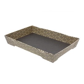 ''Waves'' Cardboard Container Sushi 18,5x10,2cm (600 Units)