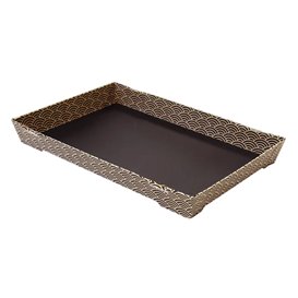 ''Waves'' Cardboard Sushi Container 23,5x16cm (600 Units)