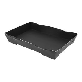 Black Cardboard Sushi Tray 16,5x11,5cm (600 Units)
