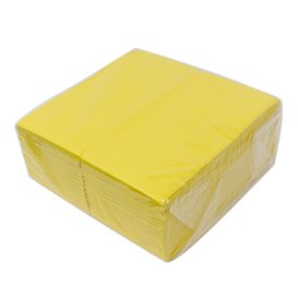 Cutlery Napkin Fold 40x40cm Yellow (960 units)