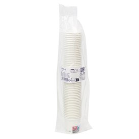 White "Go Green" Paper Cup 2.5Oz/75ml  (1.000 Units)