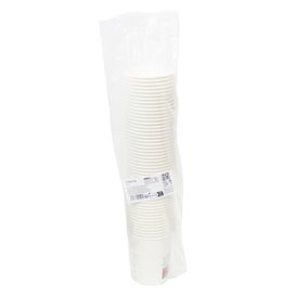 White "Go Green" Paper Cup 8Oz/240ml Ø8,0cm (1.000 Units)
