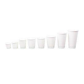 White "Go Green" Paper Cup 2.5Oz/75ml  (1.000 Units)