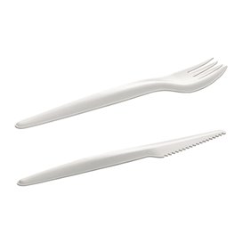 Kraft Cardboard Cutlery Kit Fork ,Knife and Napking (50 Units)
