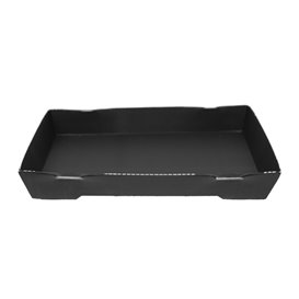 Black Cardboard Container Sushi 18,5x12,5cm (400 Units)