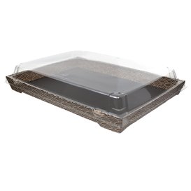 Lid for rPET Sushi Container 26x19cm (200 Units)