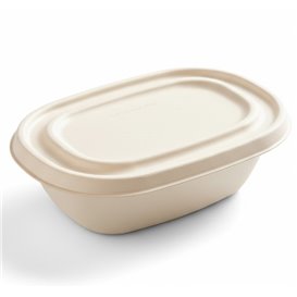 Sugarcane Lid for Bowl 19x15cm (300 Units)  