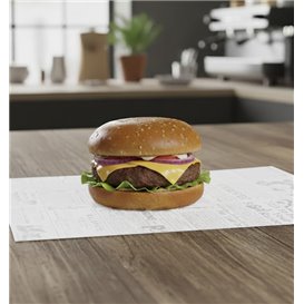 Paper Food Wrap Grease-Proof "Times" 30x20cm (1000 Units)