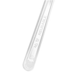 Reusable Spoon in PS Transparent 18cm (1.000 Units)
