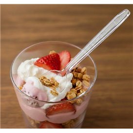 Reusable Spoon in PS Transparent 18cm (1.000 Units)