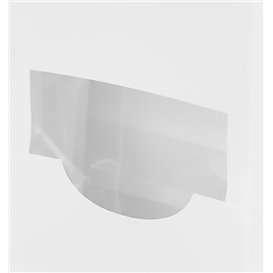 SOS Bag with Tin Tie and Window White 12+6x23,5cm (1000 Uds)