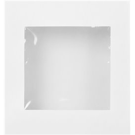 SOS Bag with Tin Tie and Window White 15+7x23cm (50 Uds)