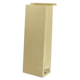 SOS Kraft Bag with Closure 9+6x26cm (50 Uds)