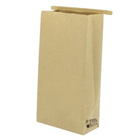 SOS Kraft Bag with Closure 12+6x23,5cm (50 Uds)
