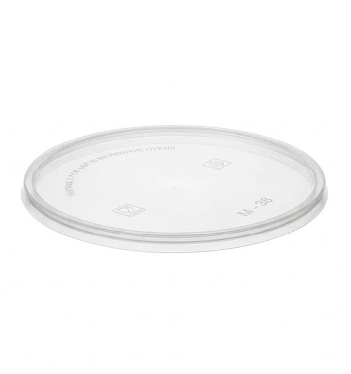 Clear Lid for Round Container PP Ø12,3cm (500 Units)