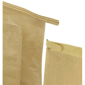 SOS Paper Bag and BOPP Display Window with Tin Tie 12+6x23,5cm (1000 Uds)