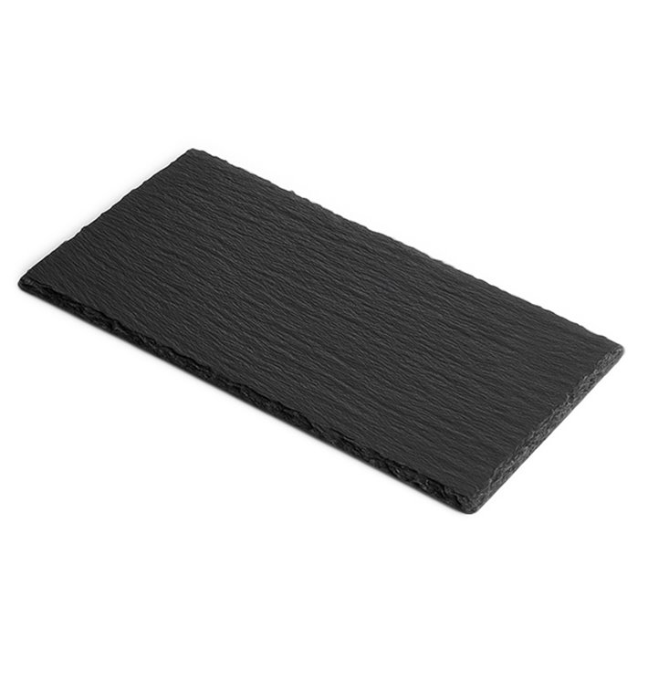 Plastic Tasting Platter Synthetic Slate PS 30x15,8cm (10 Units)