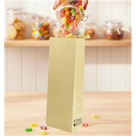 SOS Kraft Bag with Closure 9+6x26cm (1000 Uds)
