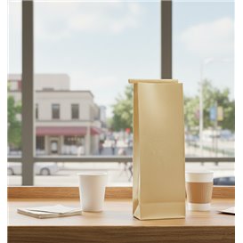 SOS Kraft Bag with Closure 9+6x26cm (50 Uds)