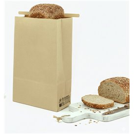 SOS Kraft Bag with Closure 15+7x23cm (50 Uds)