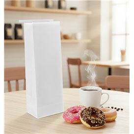 SOS White Bag with Closure 9+6x26cm (50 Uds)