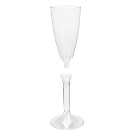 Reusable PS Champagne Flute Clear Foot 120ml 2-P (200 Units)