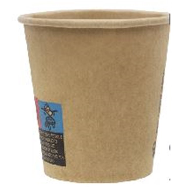 Paper Cup Kraft-Kraft 3Oz/100ml Ø5,8cm (1.500 Units)