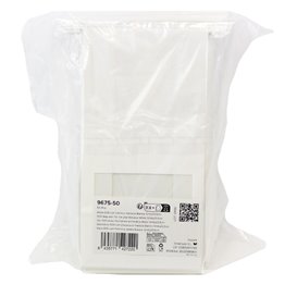 SOS Bag with Tin Tie and Window White 12+6x23,5cm (1000 Uds)