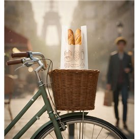 Bread T-shirt Bag Home Compost “Bakery” 30x60cm 14µm (2.000 Units)