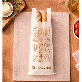 Bread T-shirt Bag Home Compost “Bakery” 30x60cm 14µm (100 Units)