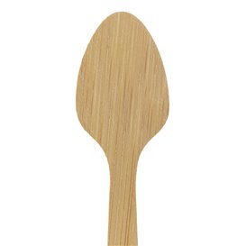 Appetizer Spoons for Catering Bamboo 9 cm (100 Units)
