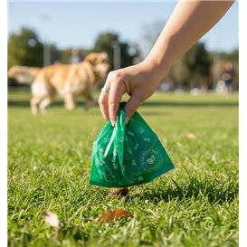 Bag for Dog Waste 100% Biodegradable 20x33cm (3.000 Units)