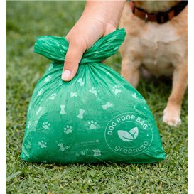 Roll of Bags for Dog Waste 100% Biodegradable 18x26cm (100 Units)