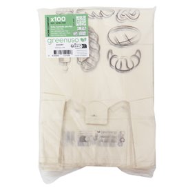Bread T-shirt Bag Home Compost “Bakery” 30x60cm 14µm (100 Units)
