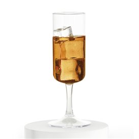 Flute Glass Low Foot "Essenza" Tritan 125 ml (1 Units)