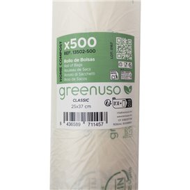 Roll of Plastic Bags Home Compost “Classic” 25x37cm 12µm (3.000 Units)