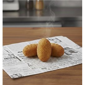 Paper Food Wrap Grease-Proof "Times" 20x12cm (1000 Units)