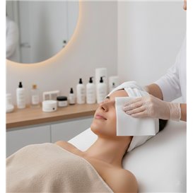 Disposable Spunlace Towel for Manicure White 20x30cm 50g/m² (3000 Units)