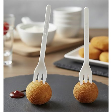 Compostable CPLA mini forks