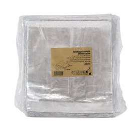Paper Burger Bag Aluminum Grease-Proof Silver 22,3+5x20cm (2000 Units)